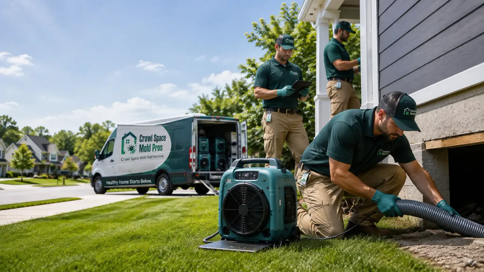 Crawl Space Mold Removal in New Bedford, MA
